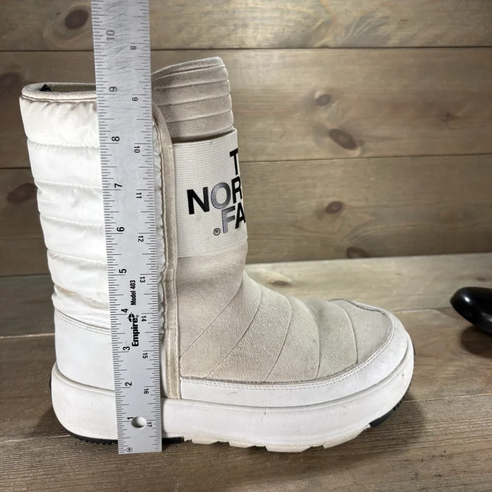 the north face ozone park womens size 7.5 shoes white waterproof snow boots
